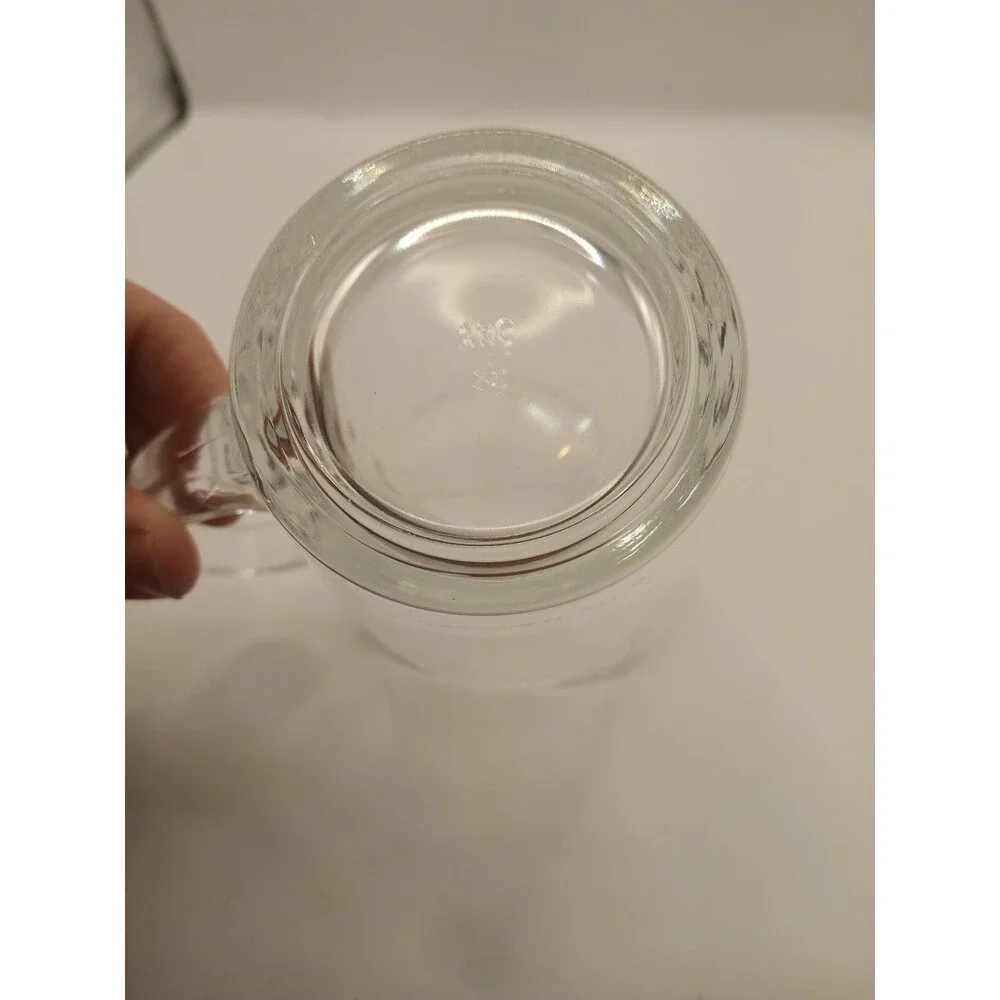 Bailey's Irish Cream Clear Glass Coffee Mug 10 oz EUC